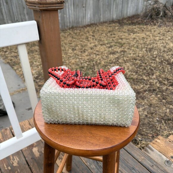 Cynthia Rowley Beaded Watermelon Purse Summer Coastal - NWT - Picture 4 of 6